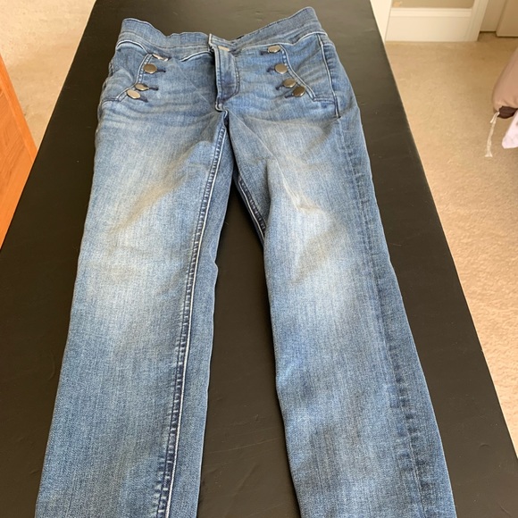 Express Super High Rise Denim Perfect Ankle Jegging - Picture 4 of 6